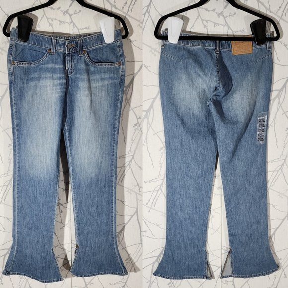 Levi's VTG Red Tab SF CA Light Wash Low Rise Flare Hem Jeans - Picture 1 of 6